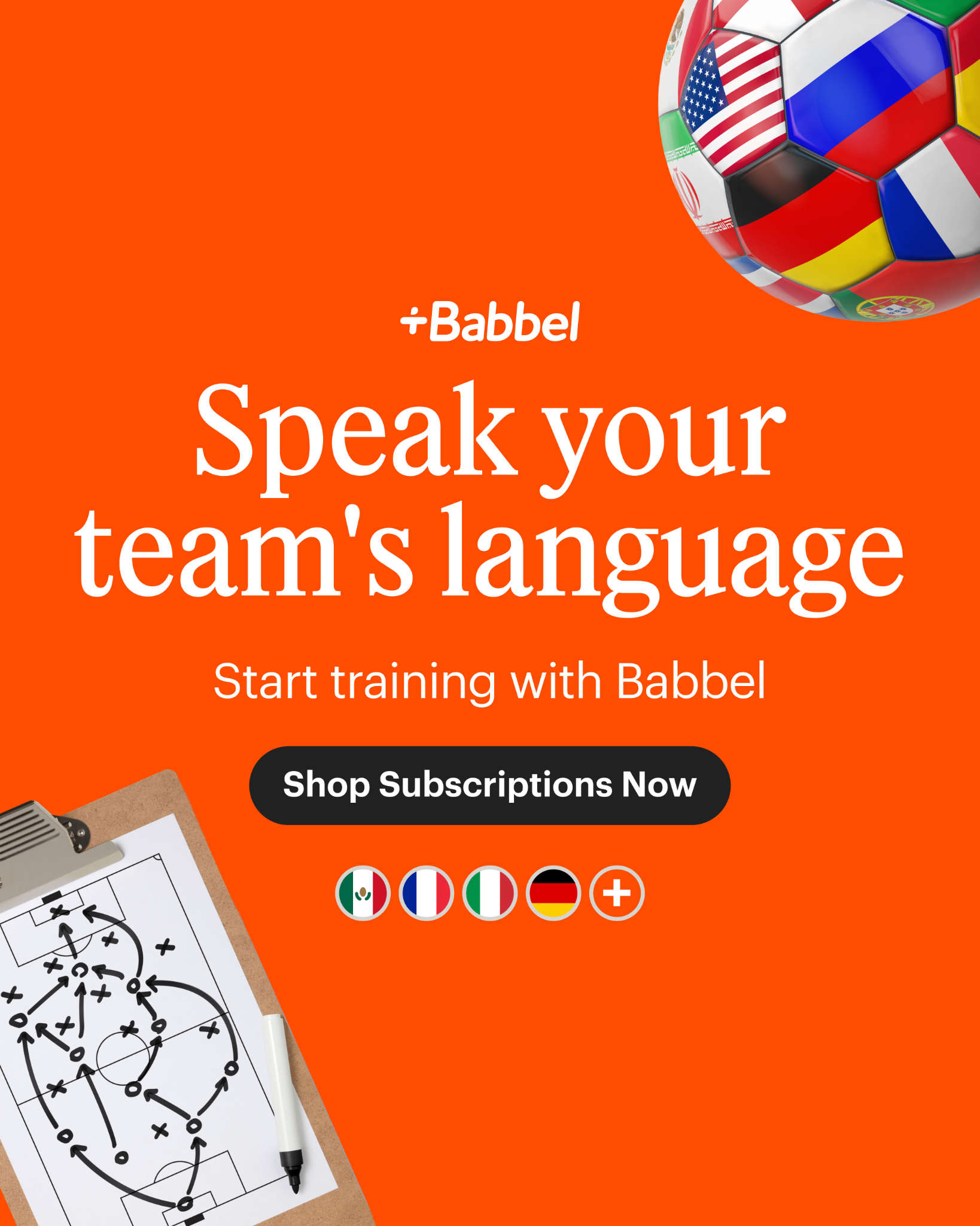 Babbel Facebook ad