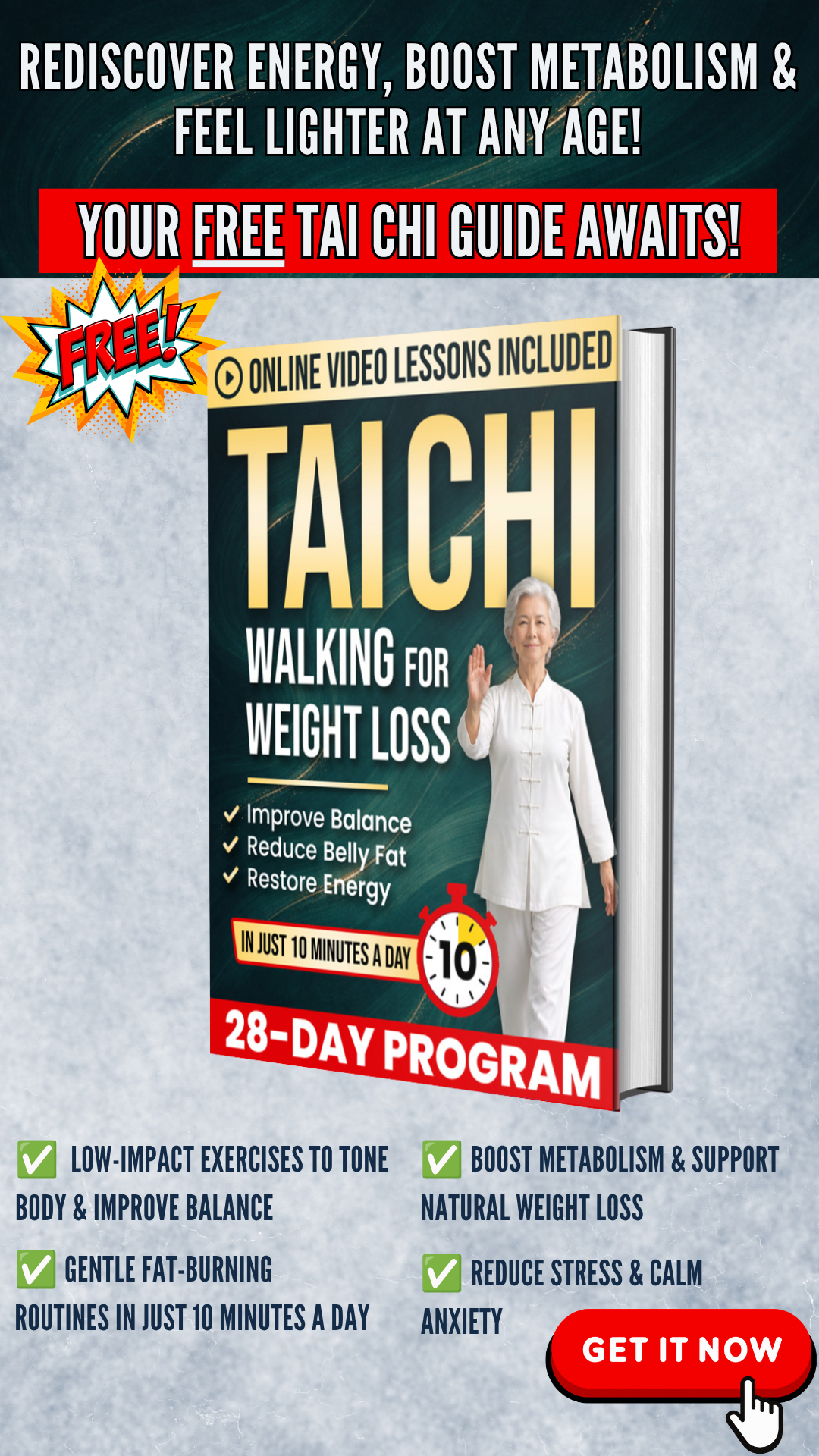 Samuel Chen Facebook ad: Start Your Tai Chi Walking Journey Today!