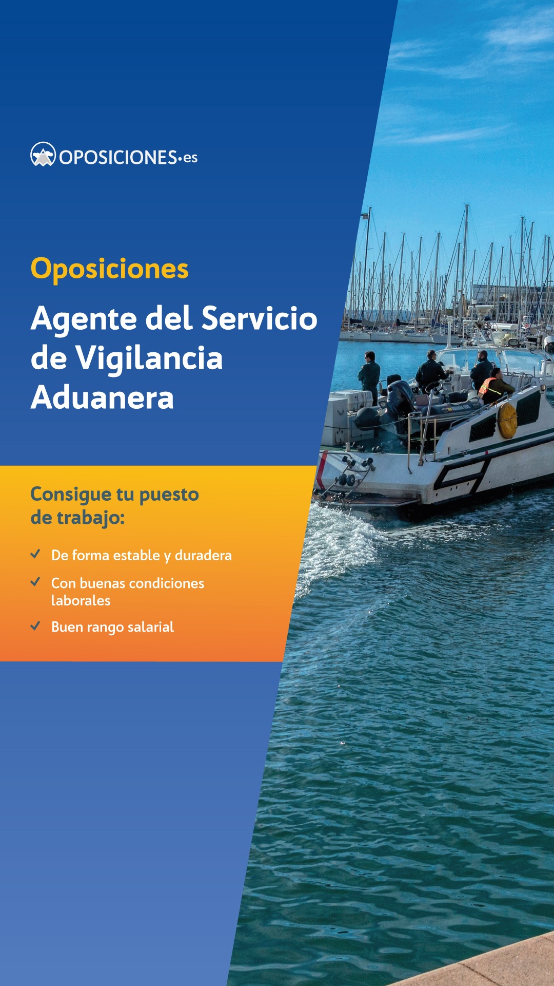 Oposiciones.es Facebook ad: Asegura tu plaza