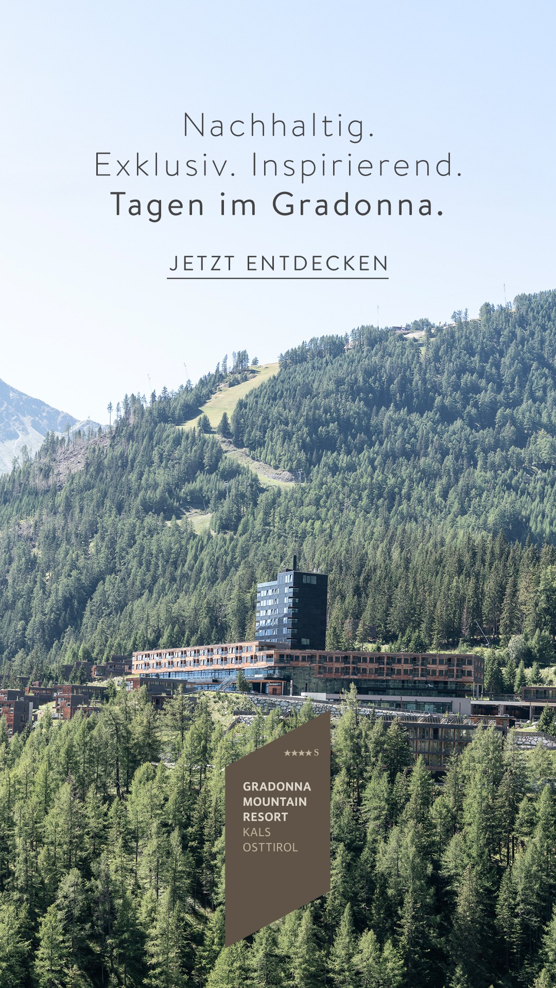 Gradonna Mountain Resort Facebook ad