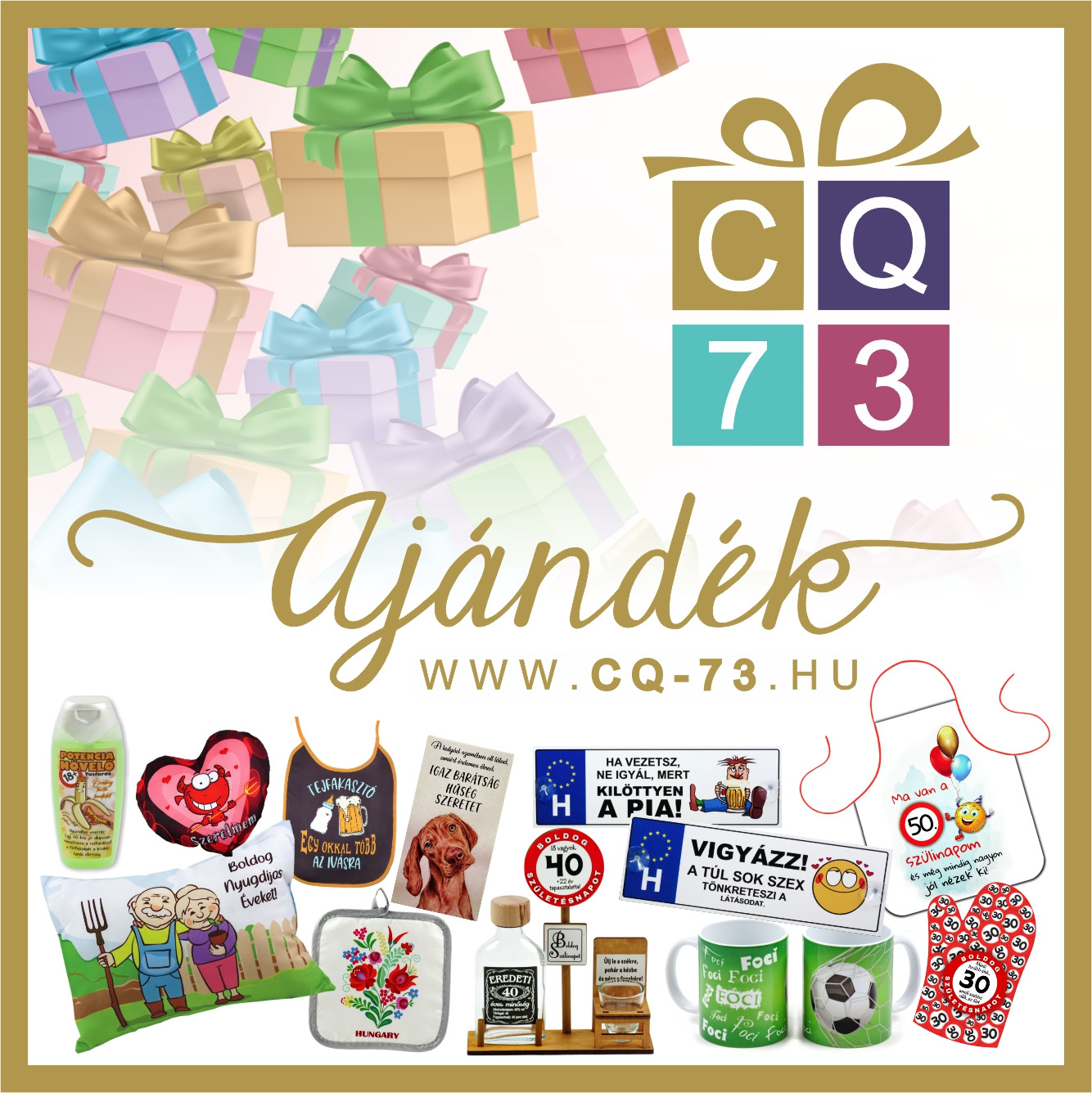 CQ-73 Ajándék Kis- és Nagykereskedés Facebook ad: Látogass el webáruházunkba és fedezd fel óriási…
