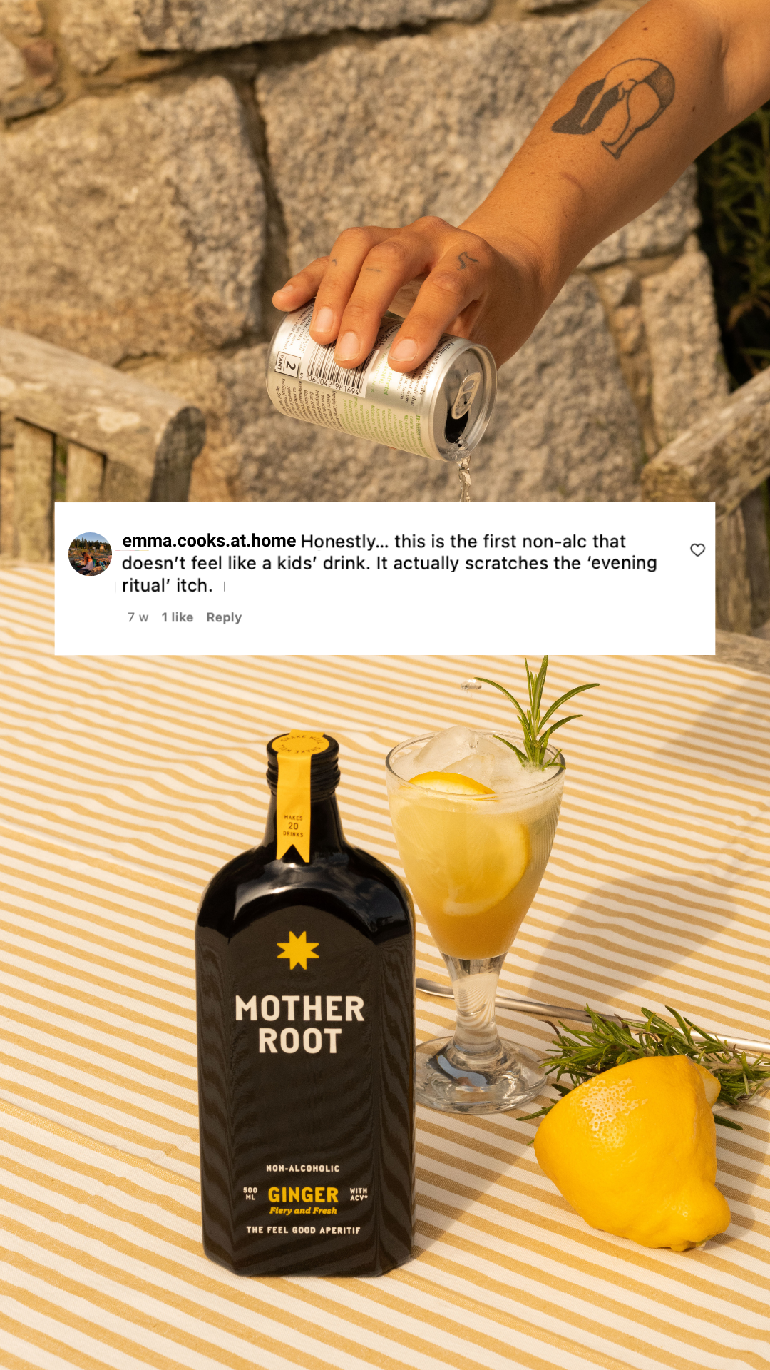 Mother Root Drinks Facebook ad