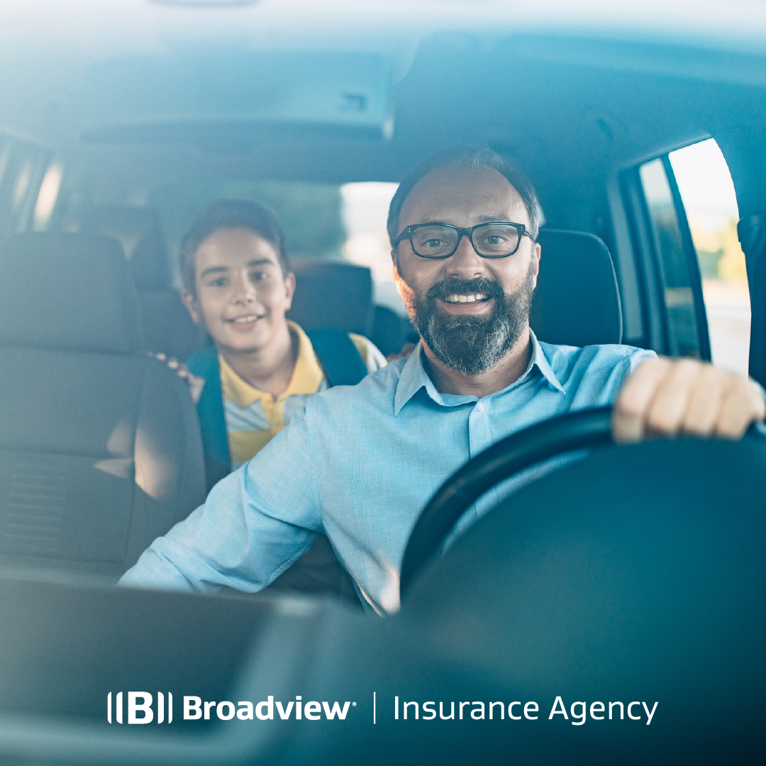 Broadview Insurance Agency Facebook ad: Coverage for every mile