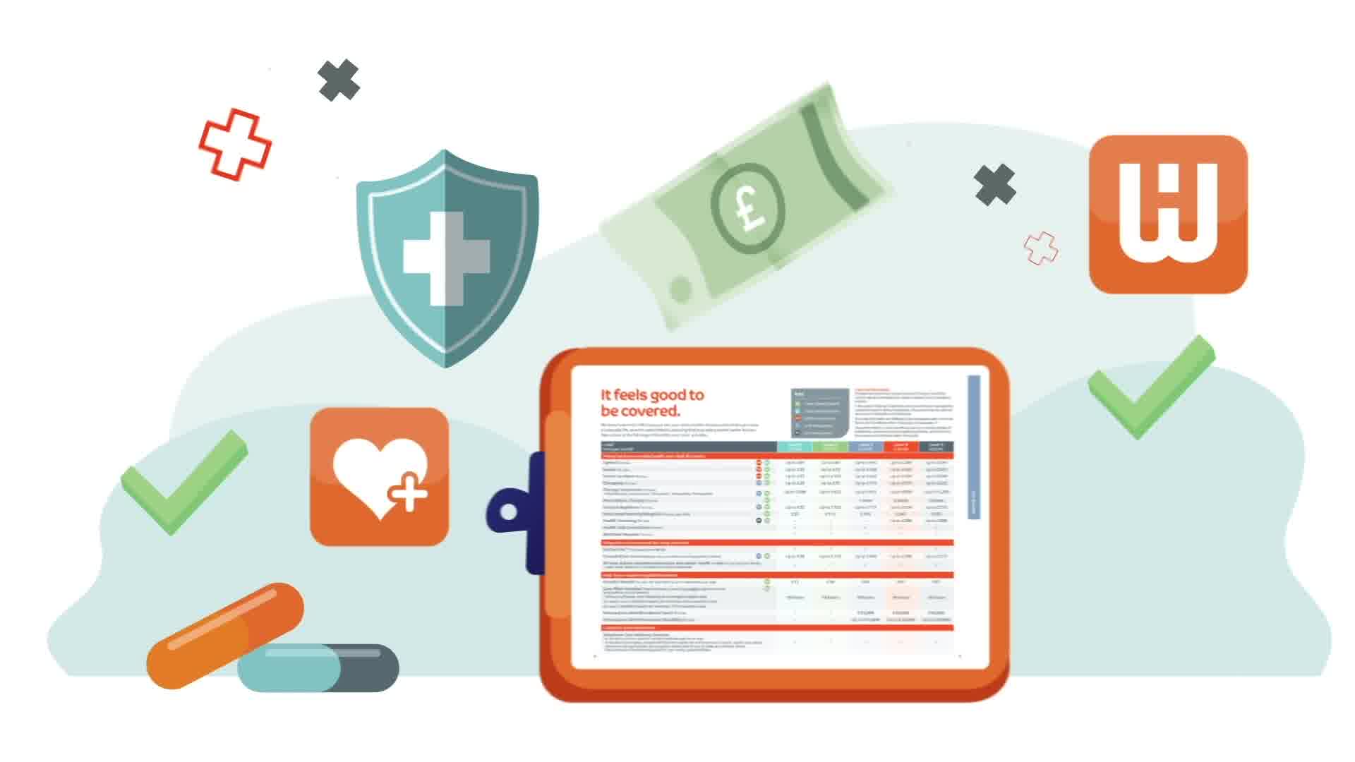 Westfield Health Facebook ad: Health cash plan from £8.58 per month