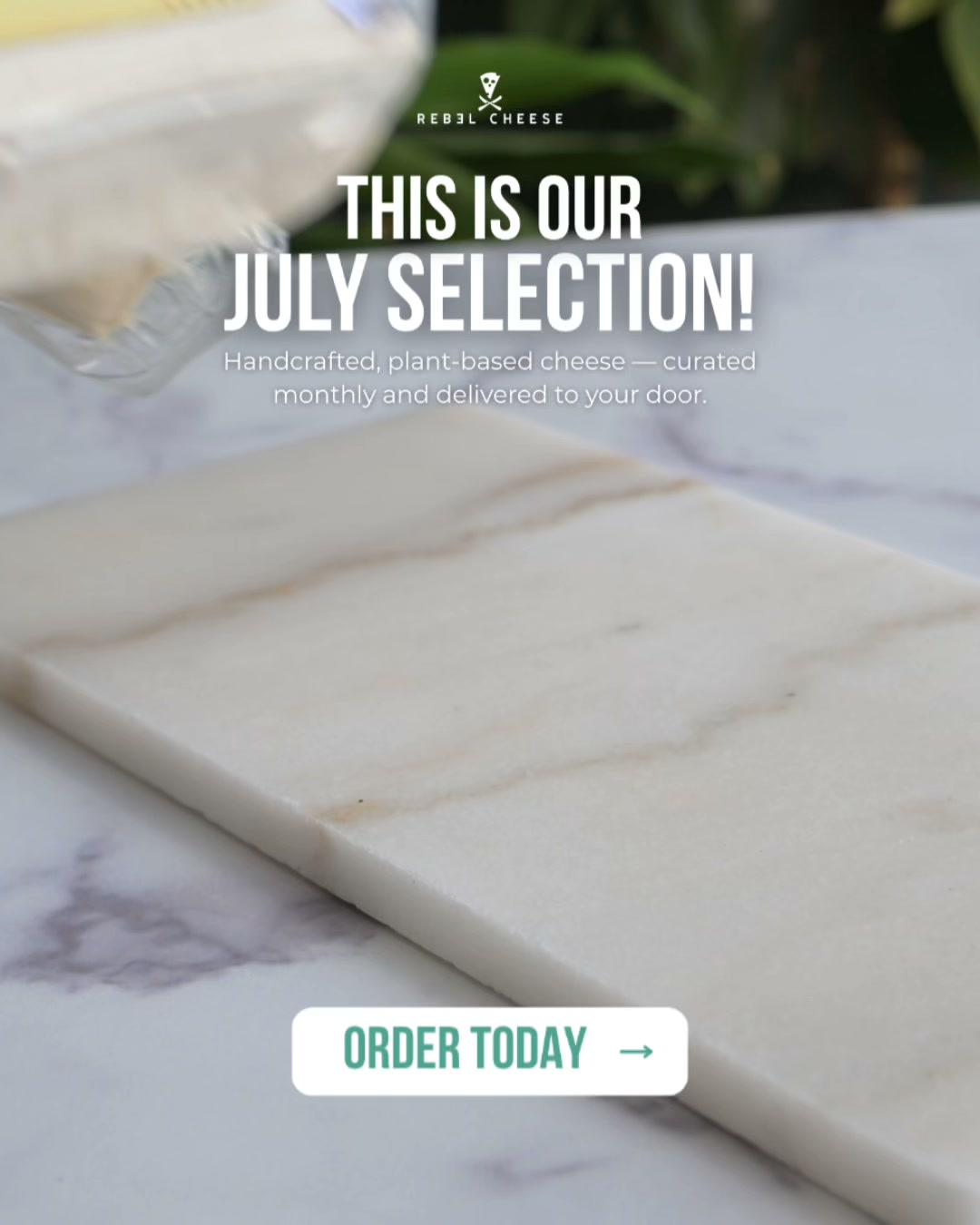 Rebel Cheese Facebook ad: Seasonal Flavors, Handcrafted