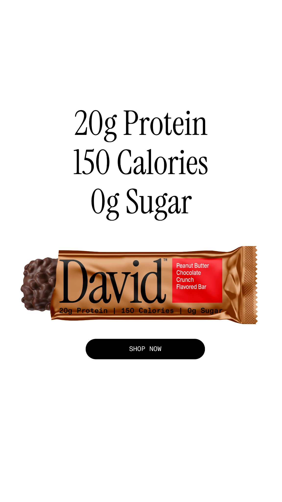 David Protein Facebook ad