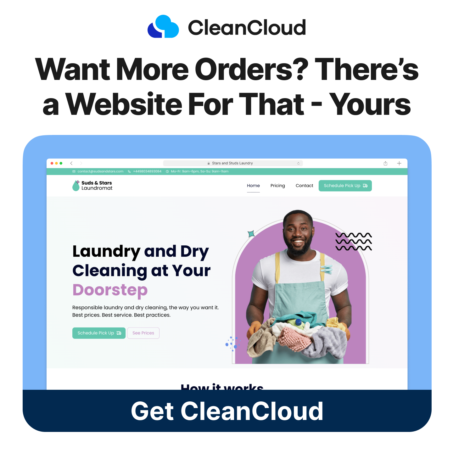 CleanCloud Facebook ad