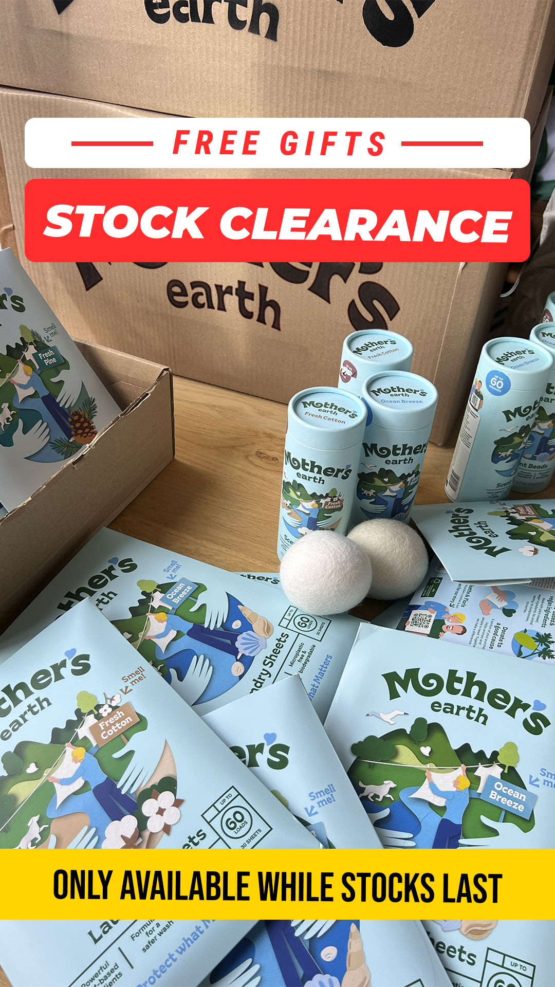 Mothers Earth Facebook ad