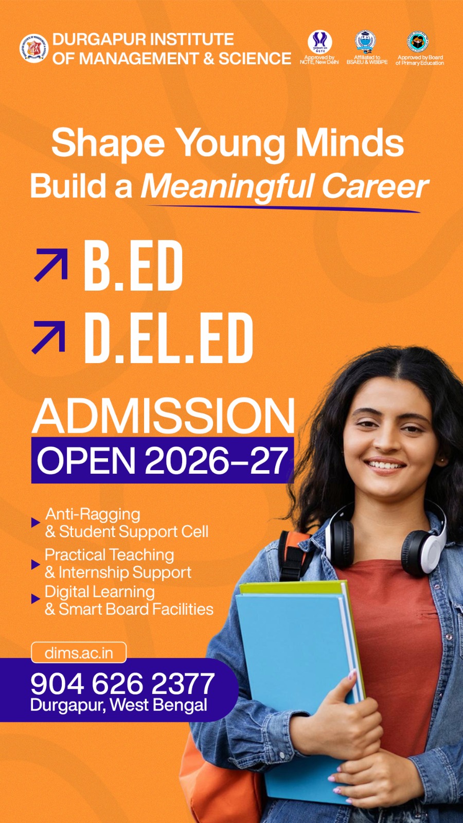 Durgapur Institute of Management & Science Facebook ad