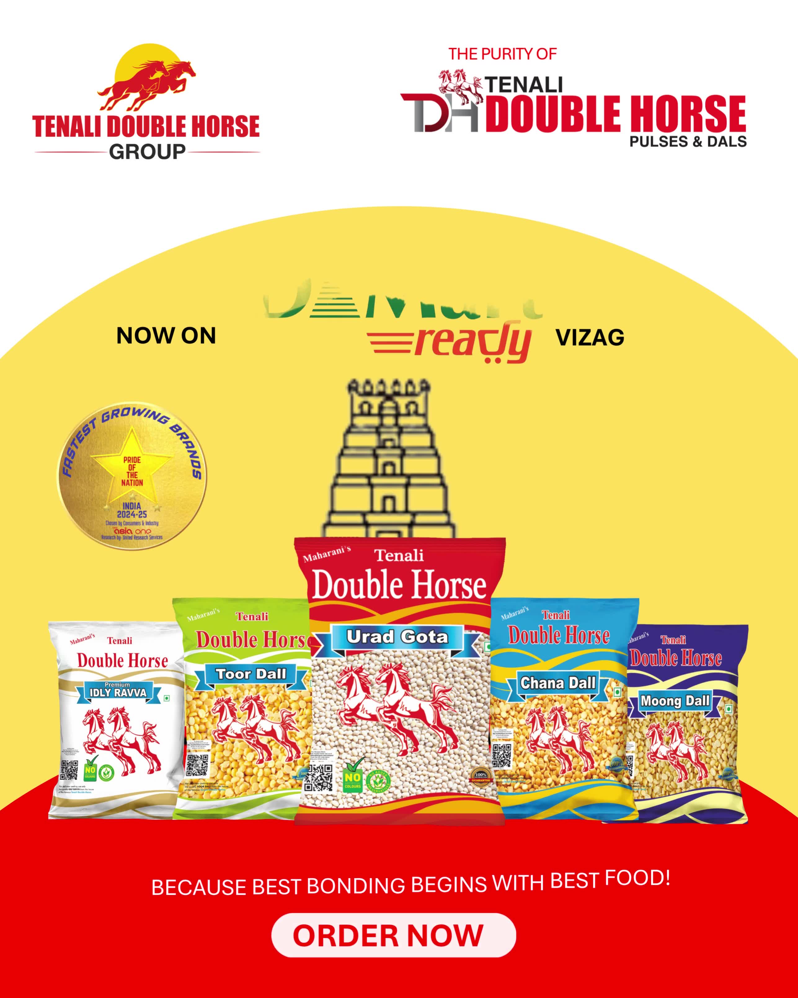 Tenali Double Horse Facebook ad: Open your DMart Ready app and search for Tenali Double…