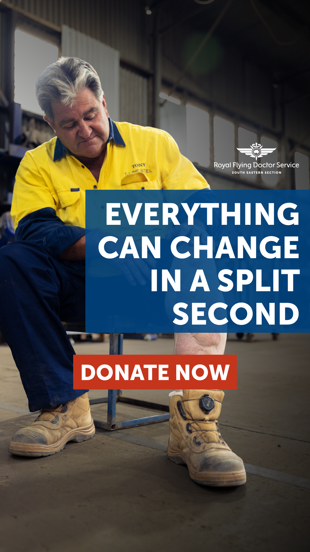 Royal Flying Doctor Service NSW / ACT Facebook ad