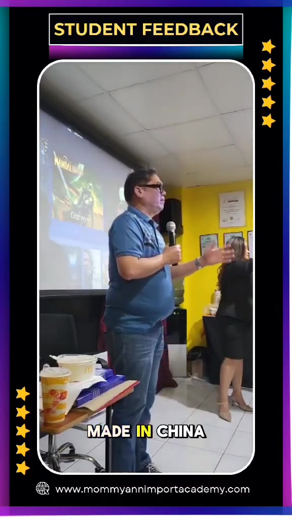 Mommy Ann Import Academy Facebook ad: NALUGI KAMI SA PAGPUNTA SA CHINA