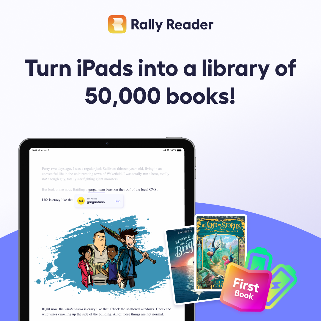 Rally Reader Facebook ad: 15 Minutes a Day = 3 Years of Free Rally Reader