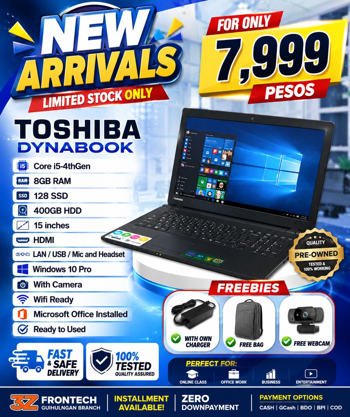 3Z FronTech Guihulngan Facebook ad: Gipa barato 𝗙𝗢𝗥 𝗢𝗡𝗟𝗬 ₱𝟳,𝟵𝟵𝟵!