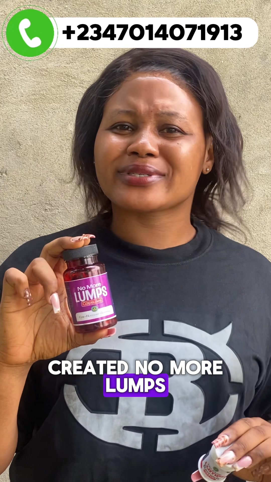 No More Lumps Facebook ad: Breast Lump? Don’t Wait. Act Now