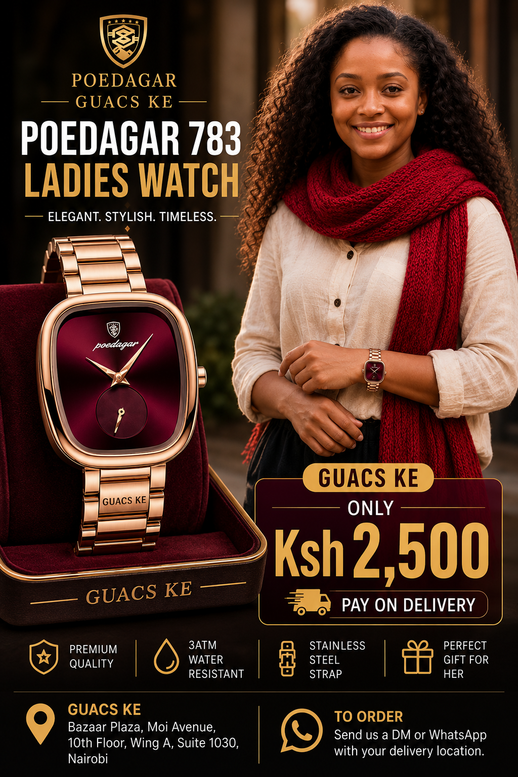 Guacs Watches Kenya Facebook ad