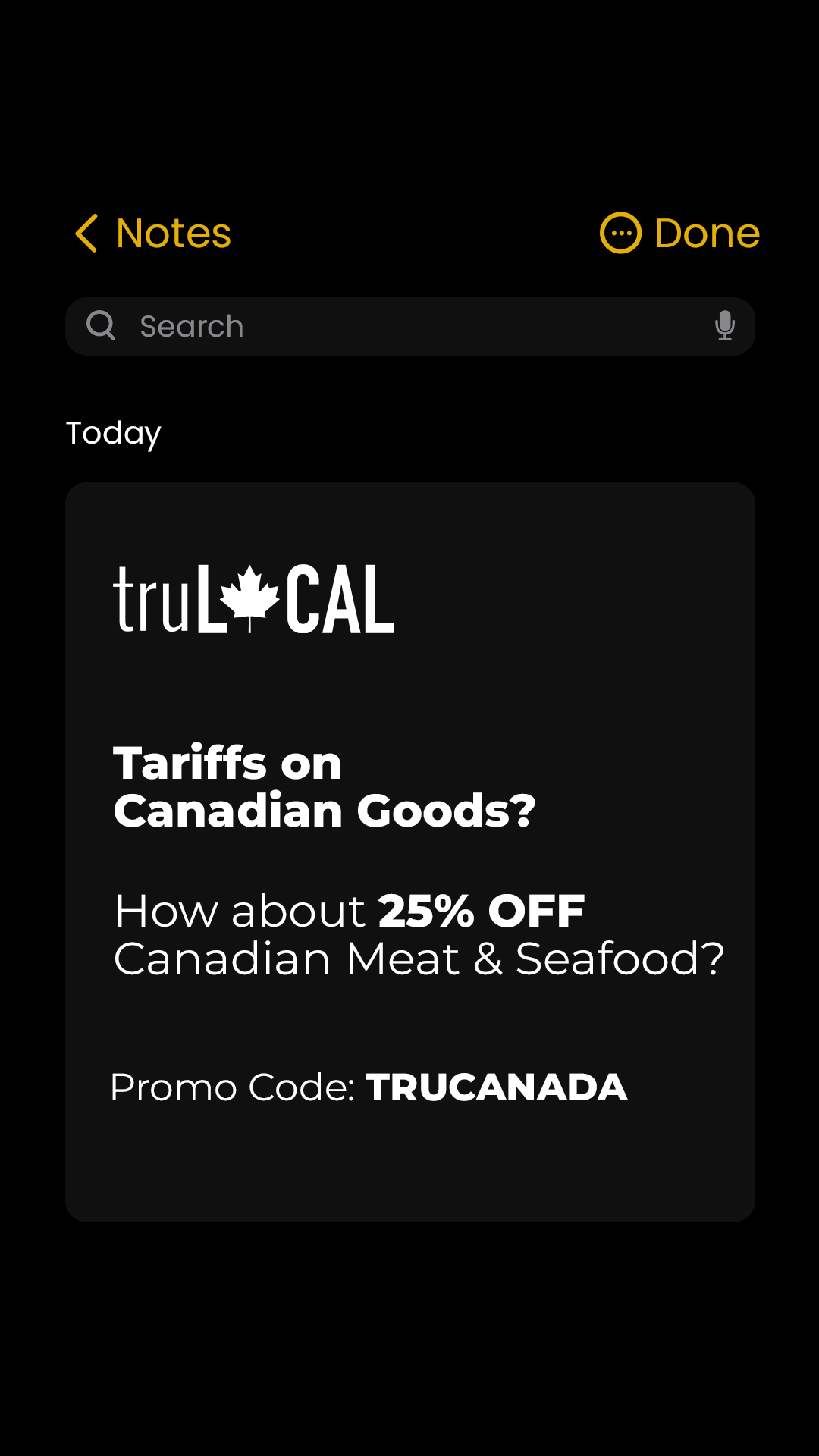 truLOCAL Facebook ad