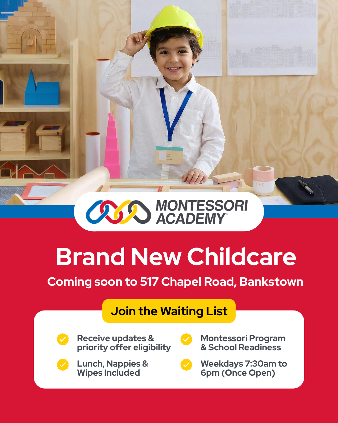 Montessori Academy Facebook ad