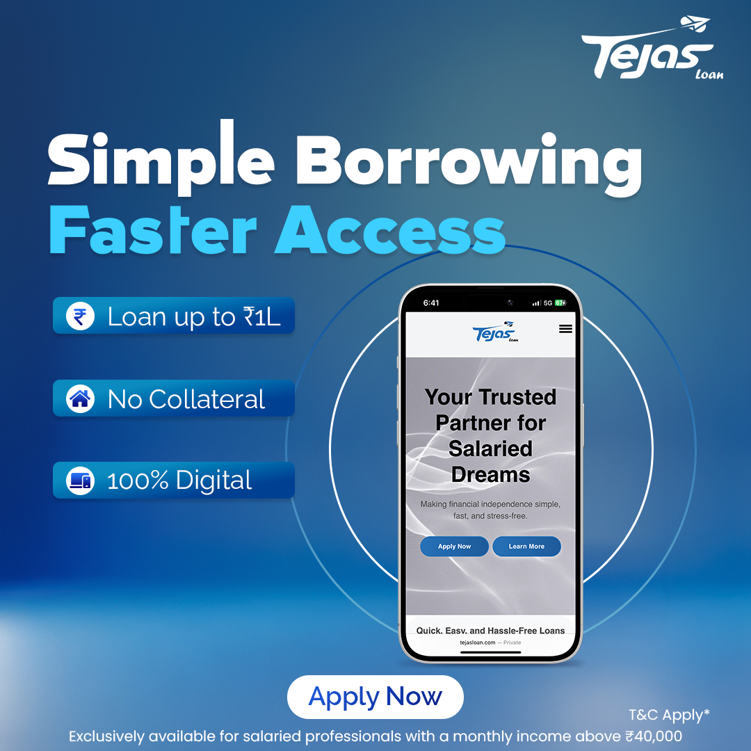 Tejas Loan Facebook ad: Instant Loans with Tejas Loan