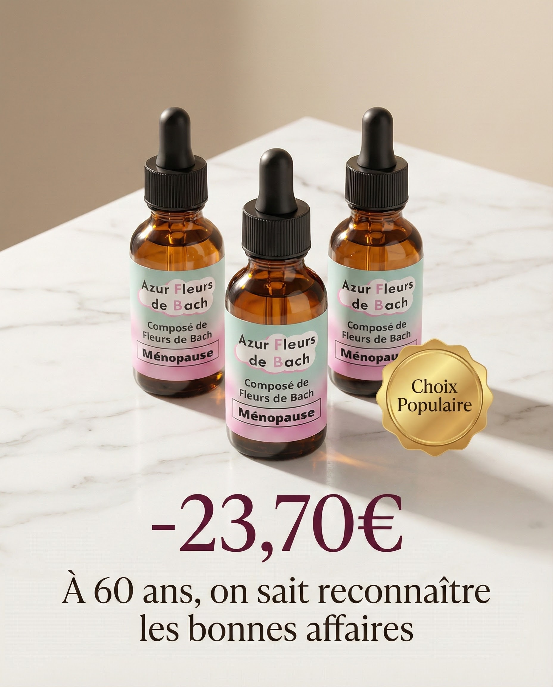 Azur Fleur de Bach Facebook ad