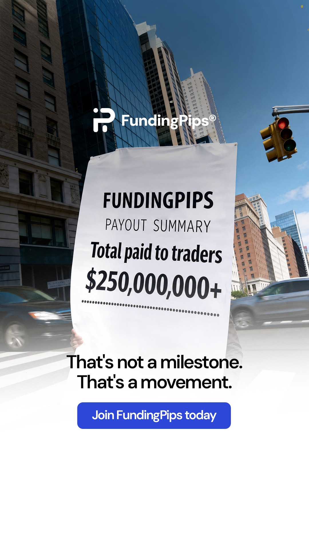 Fundingpips Facebook ad