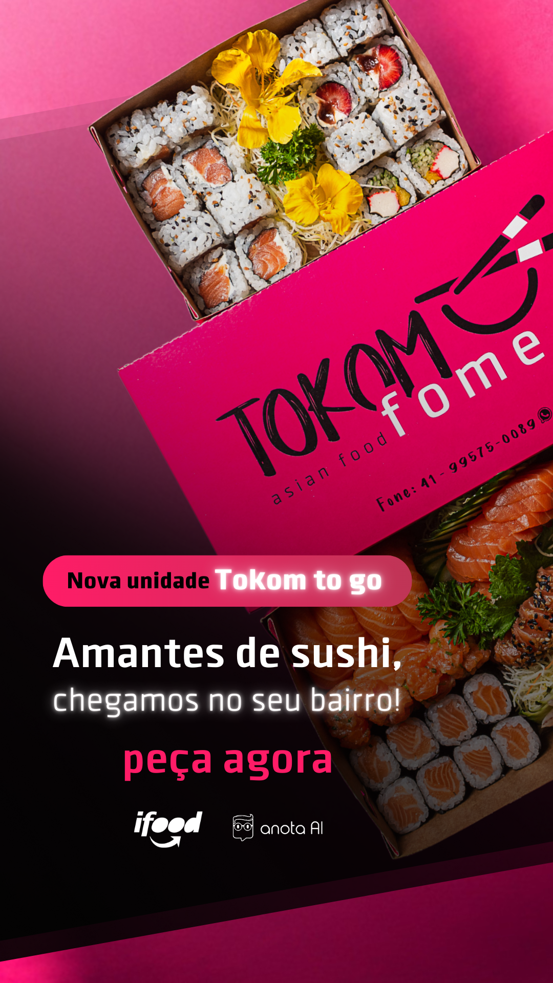 Tokom Fome Asian Food Facebook ad