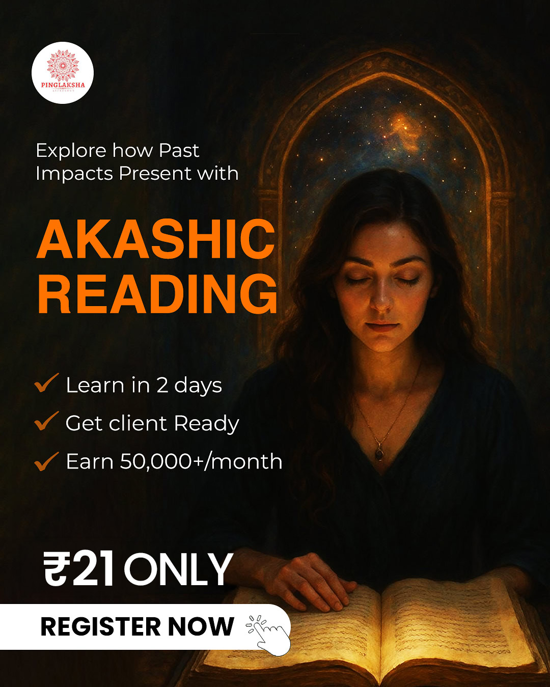 Pinglaksh Astrology Facebook ad: Learn Akashic Records Reading