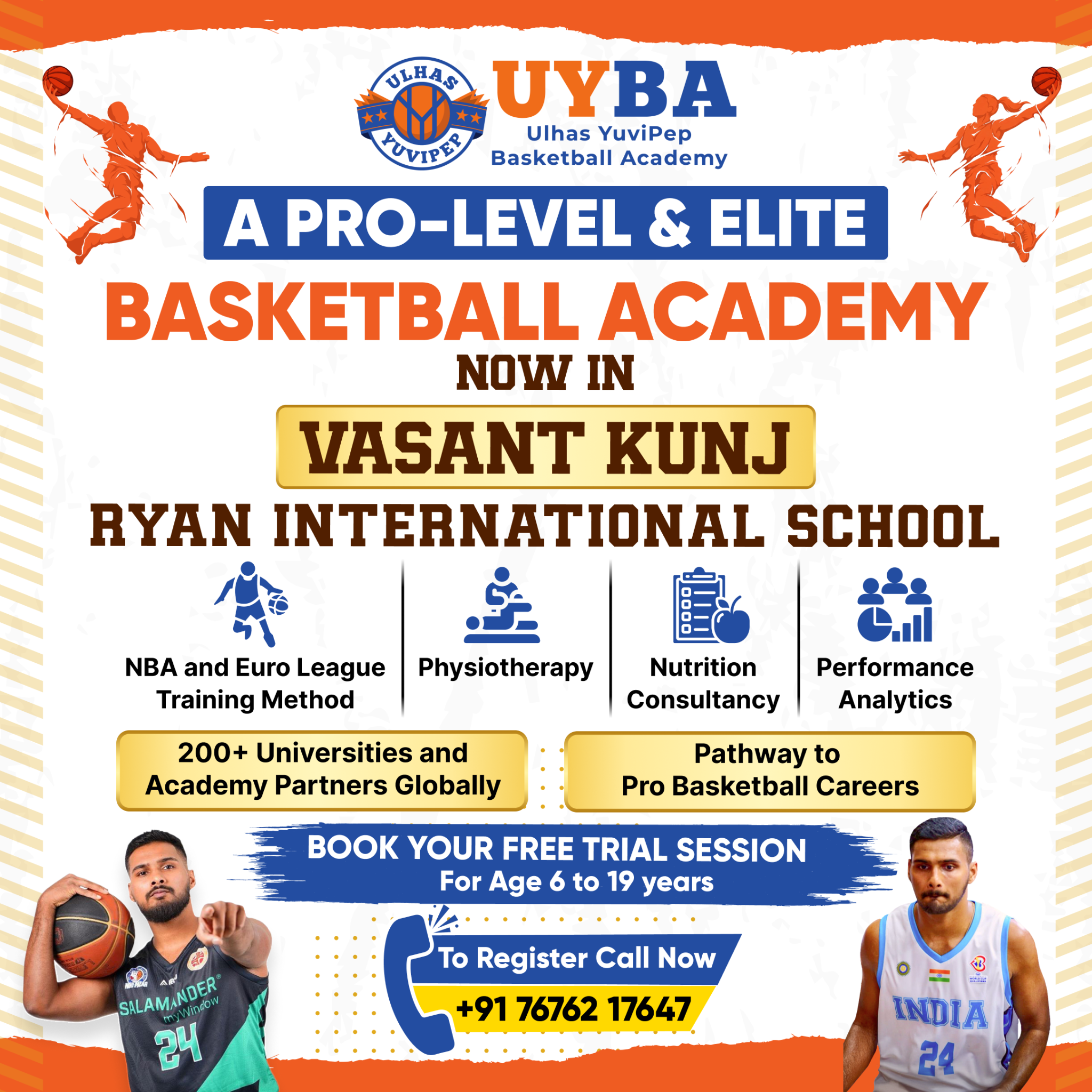 Ulhas Yuvipep Basketball Academy  Facebook ad