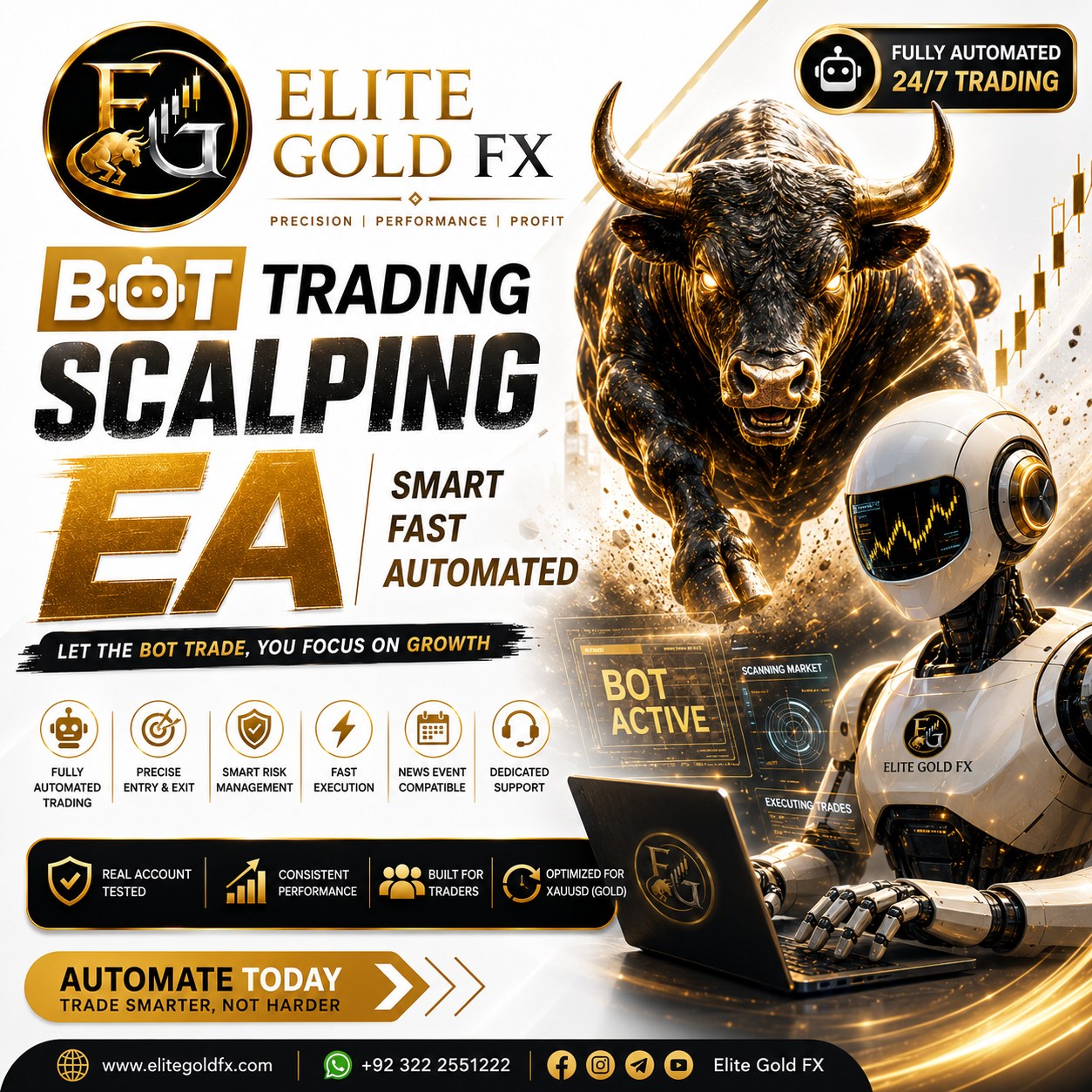 Elite Gold FX Facebook ad: Trade Smarter with Elite Gold FX