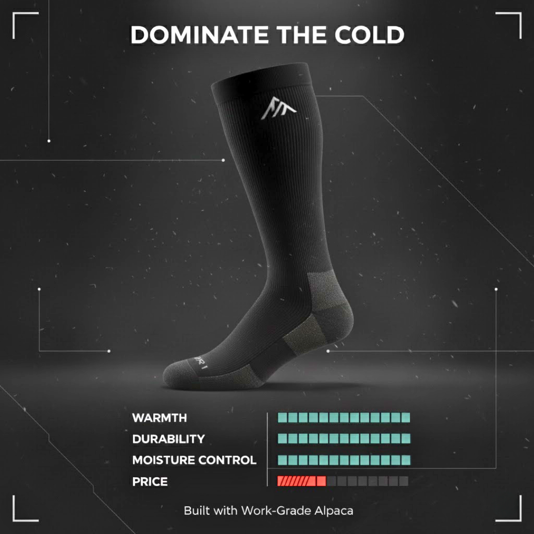 Suri Alpaca Socks Facebook ad