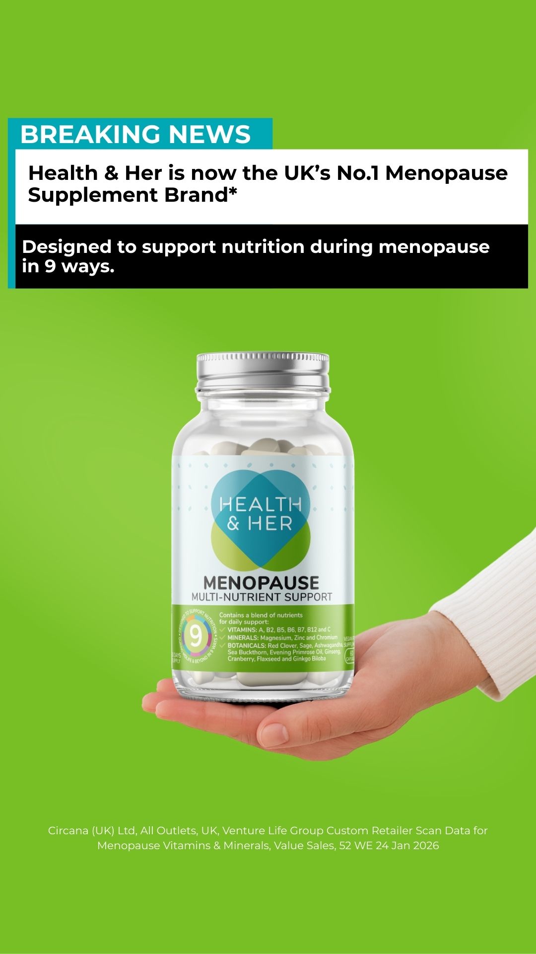 Health & Her Facebook ad