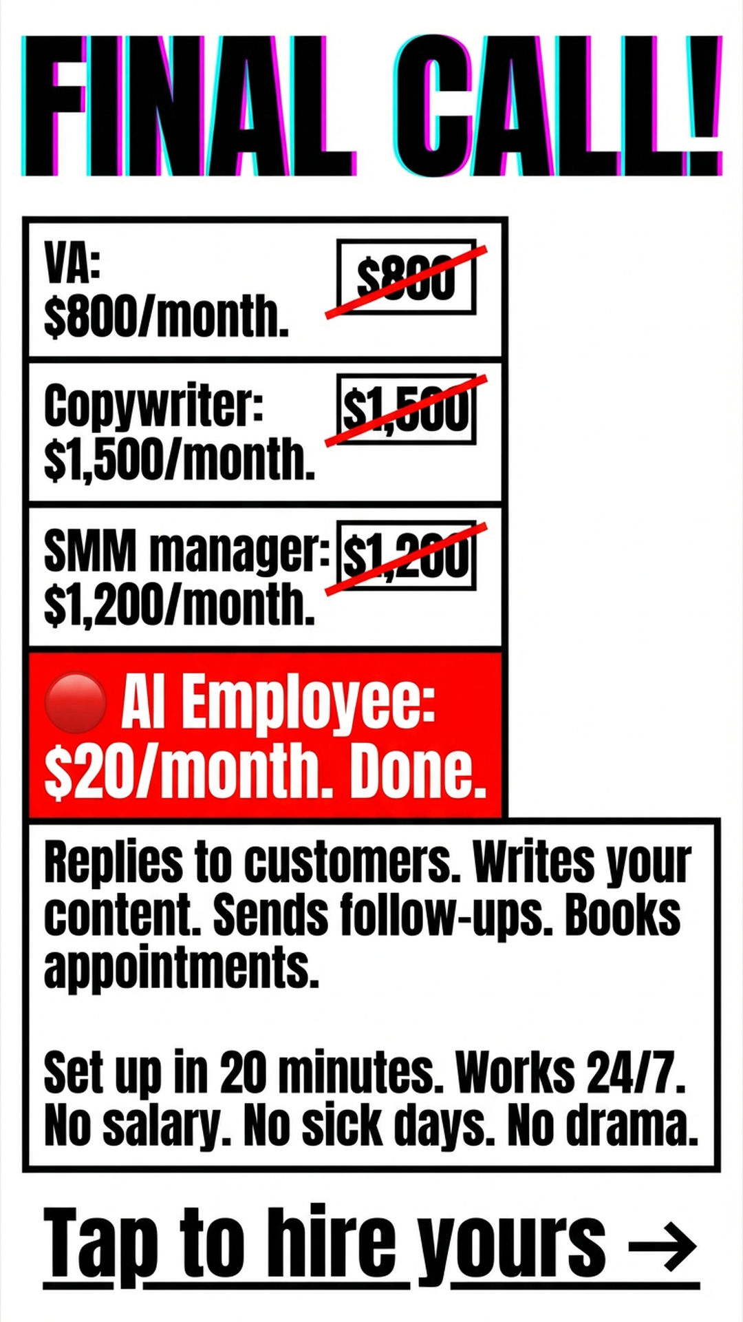 Practical AI Facebook ad