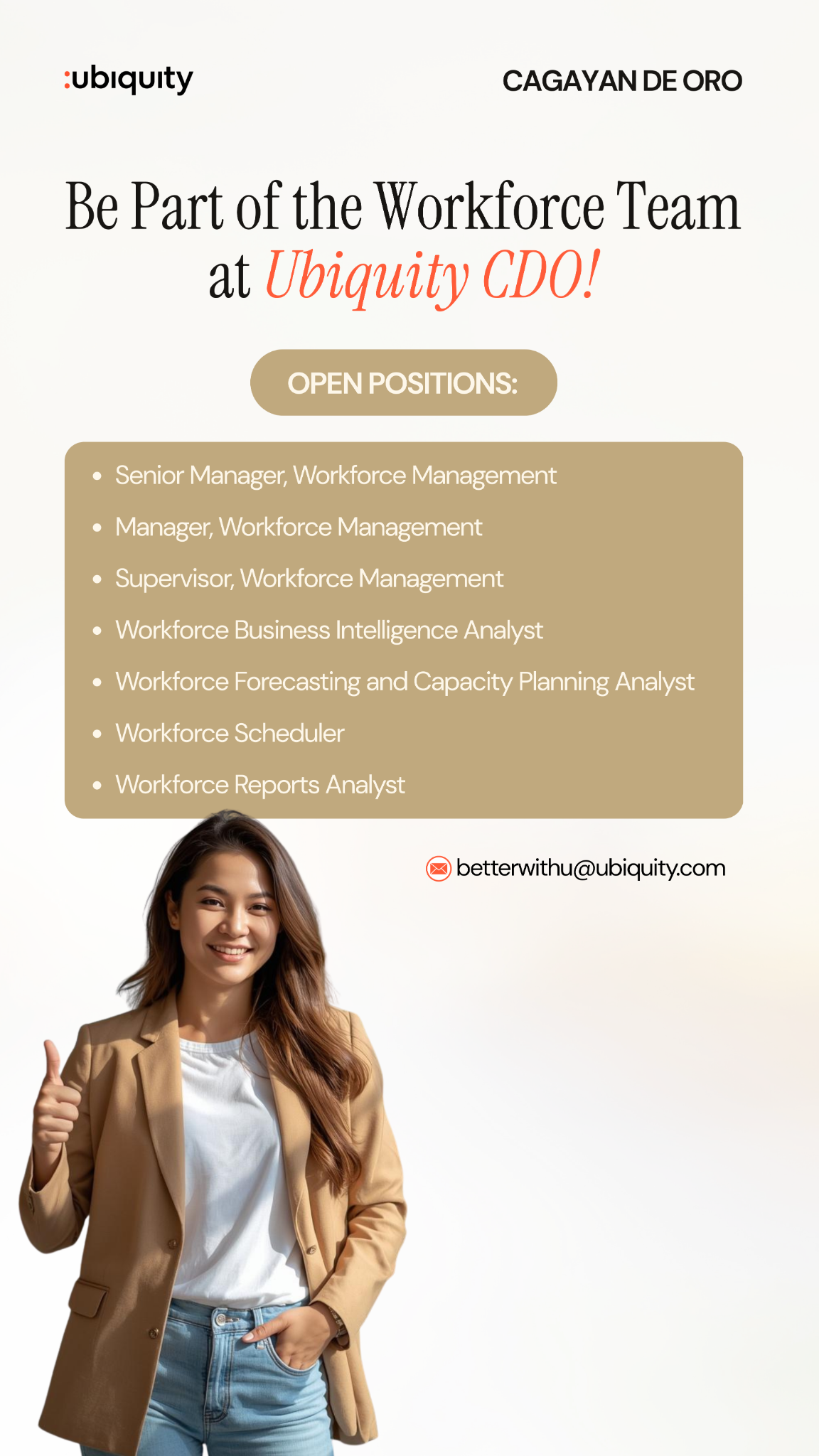 Ubiquity Careers Philippines Facebook ad