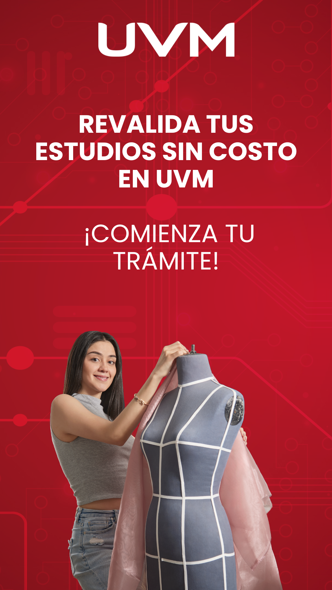 UVM Facebook ad