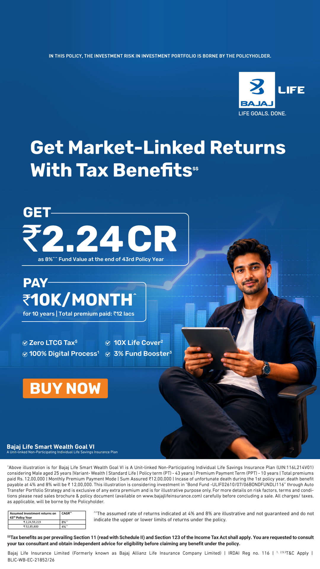 Bajaj Life Facebook ad