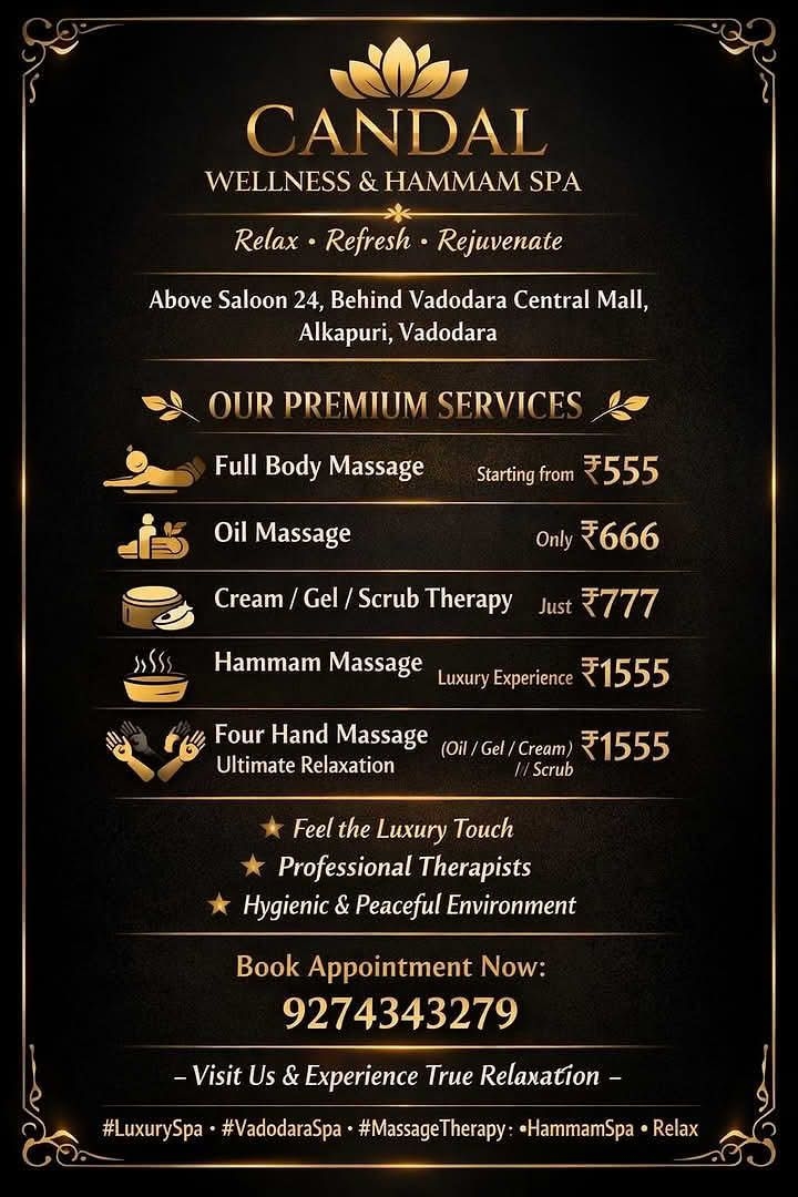 candalspa2026 Facebook ad: visit our spa.