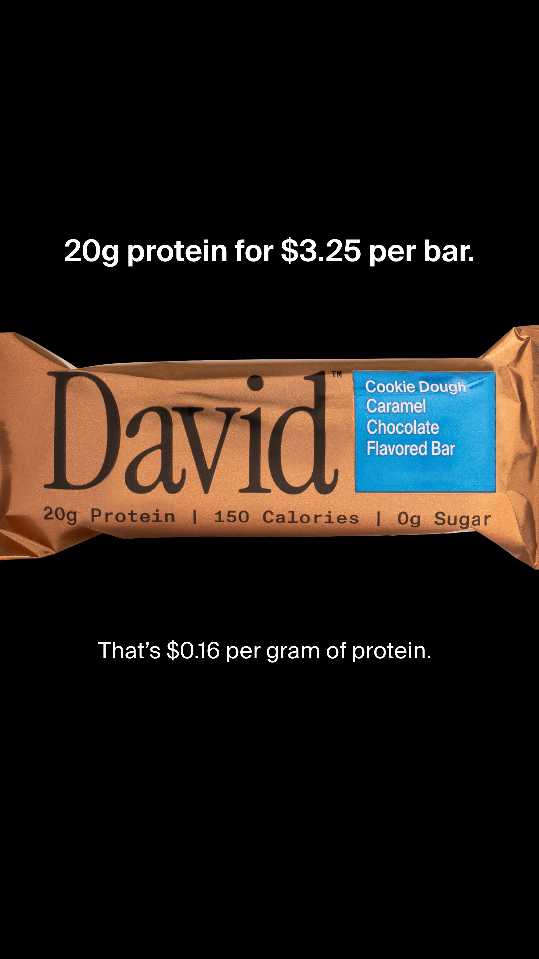 David Protein Facebook ad