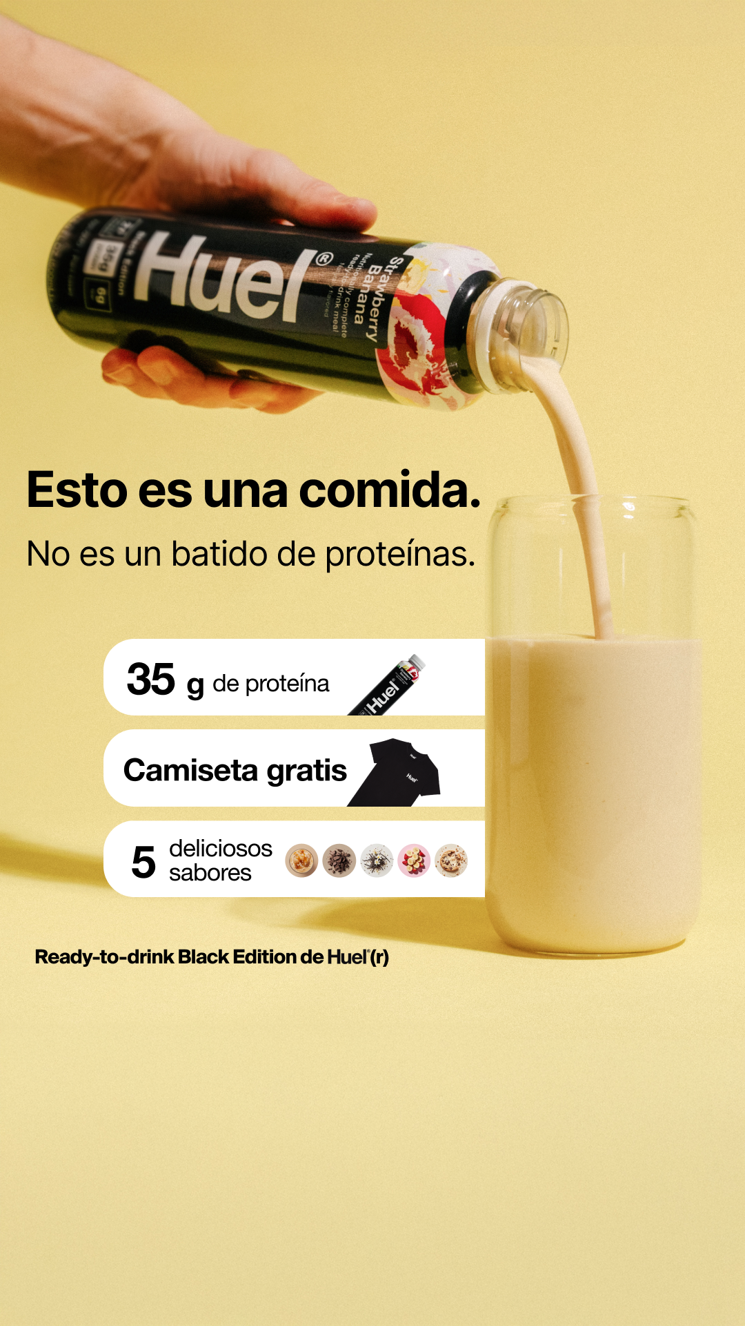 Huel Facebook ad