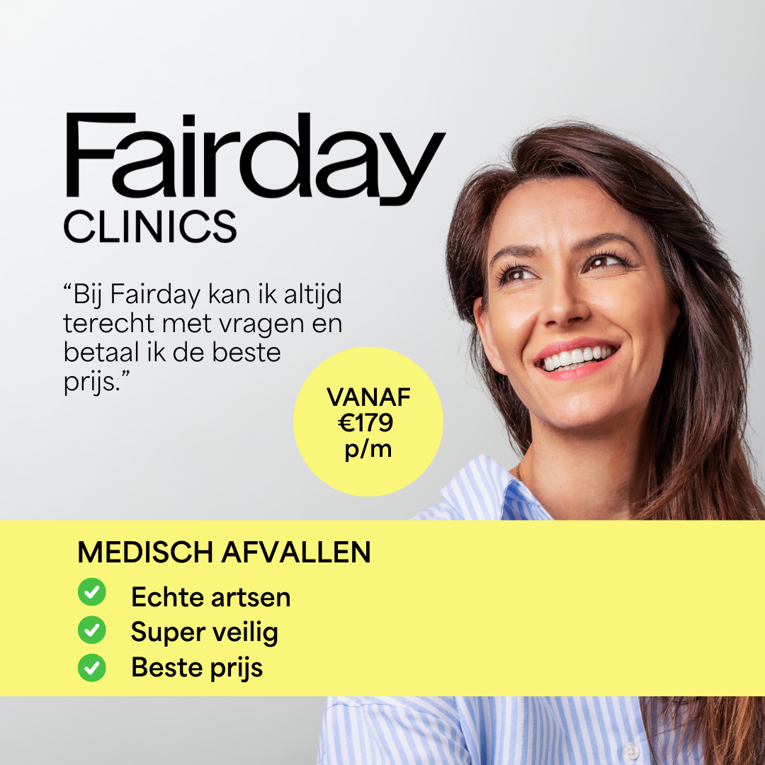 Fairday Clinics Facebook ad: Boek een gratis consult