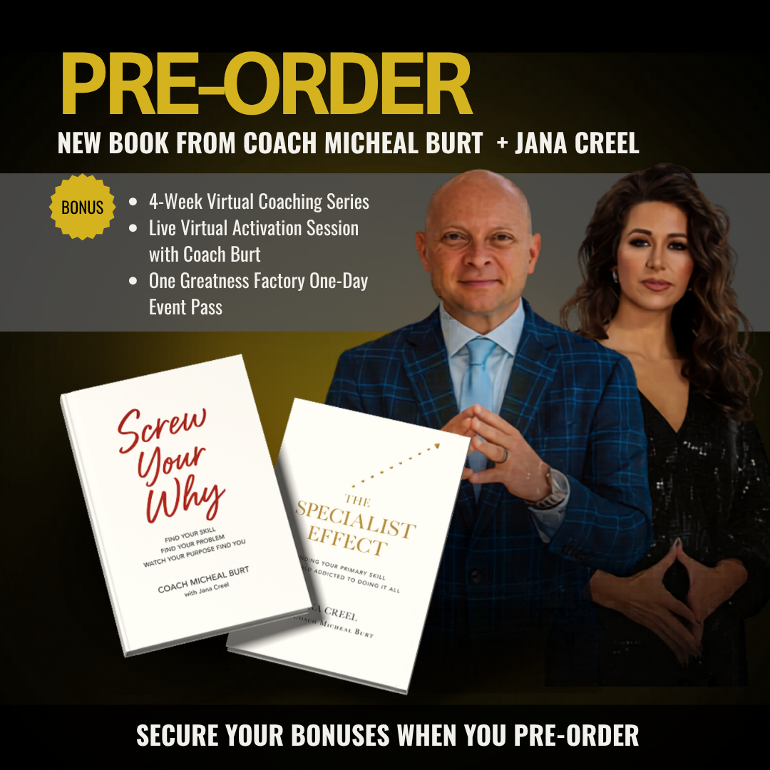 Coach Micheal Burt Facebook ad: Your Why Screwed You