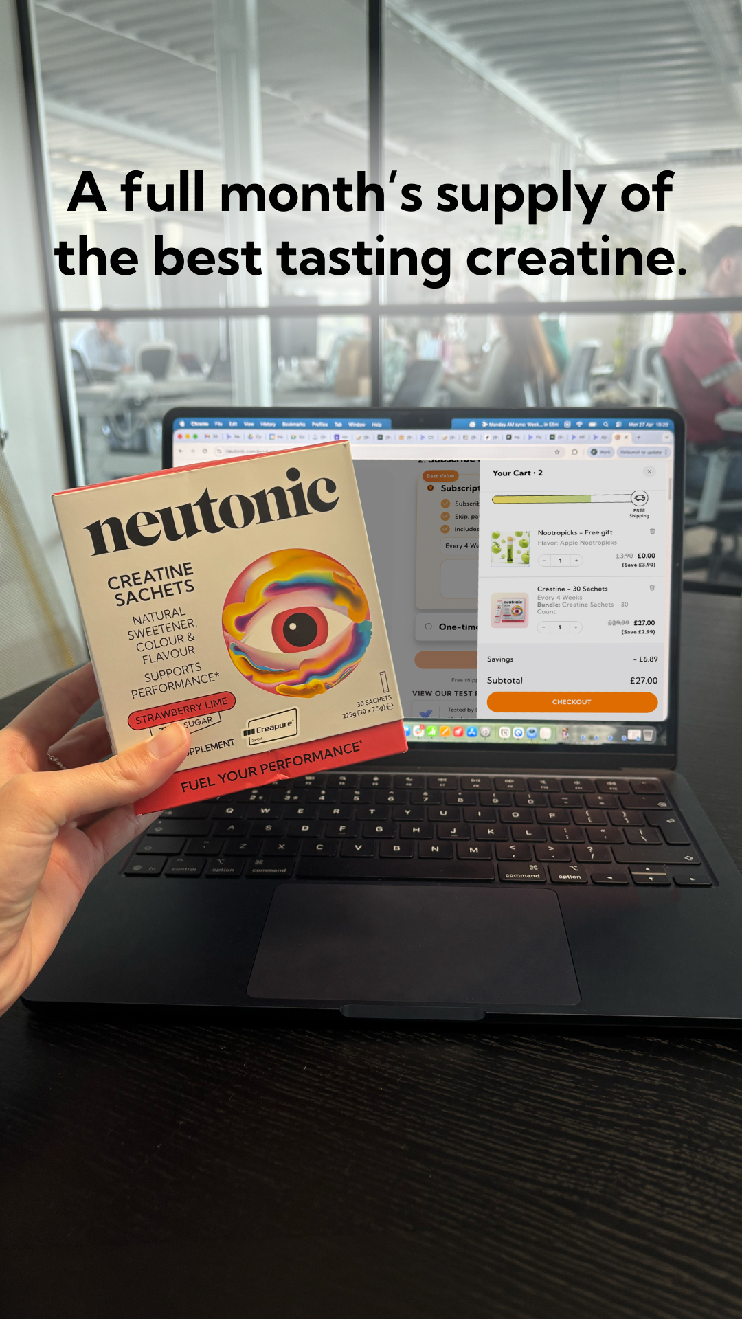 Neutonic Facebook ad