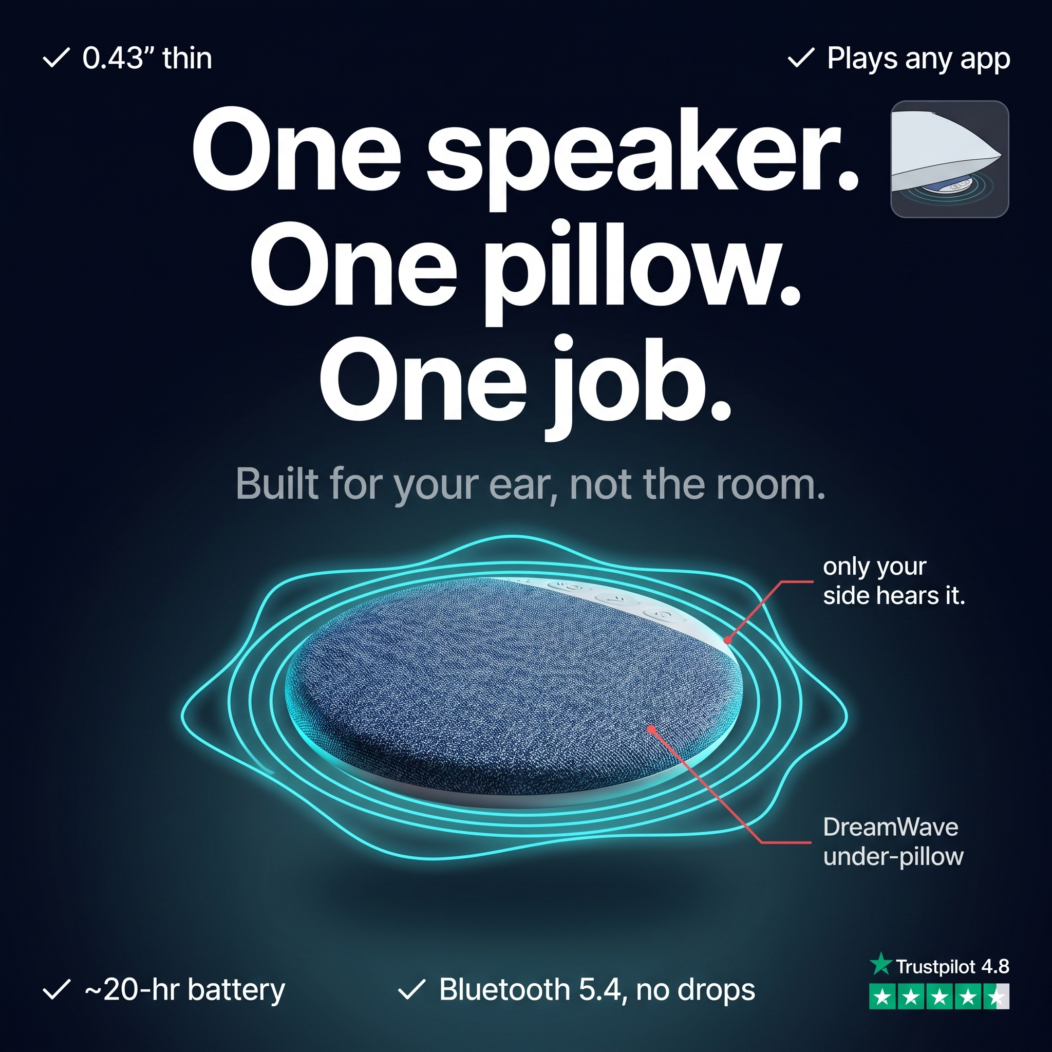 PilloPod Facebook ad