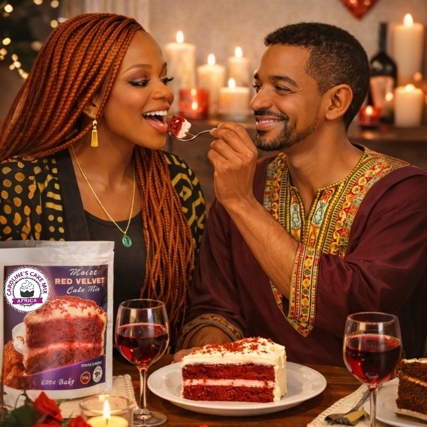 carolines_cake_mix_uganda Facebook ad: Chat in Messenger