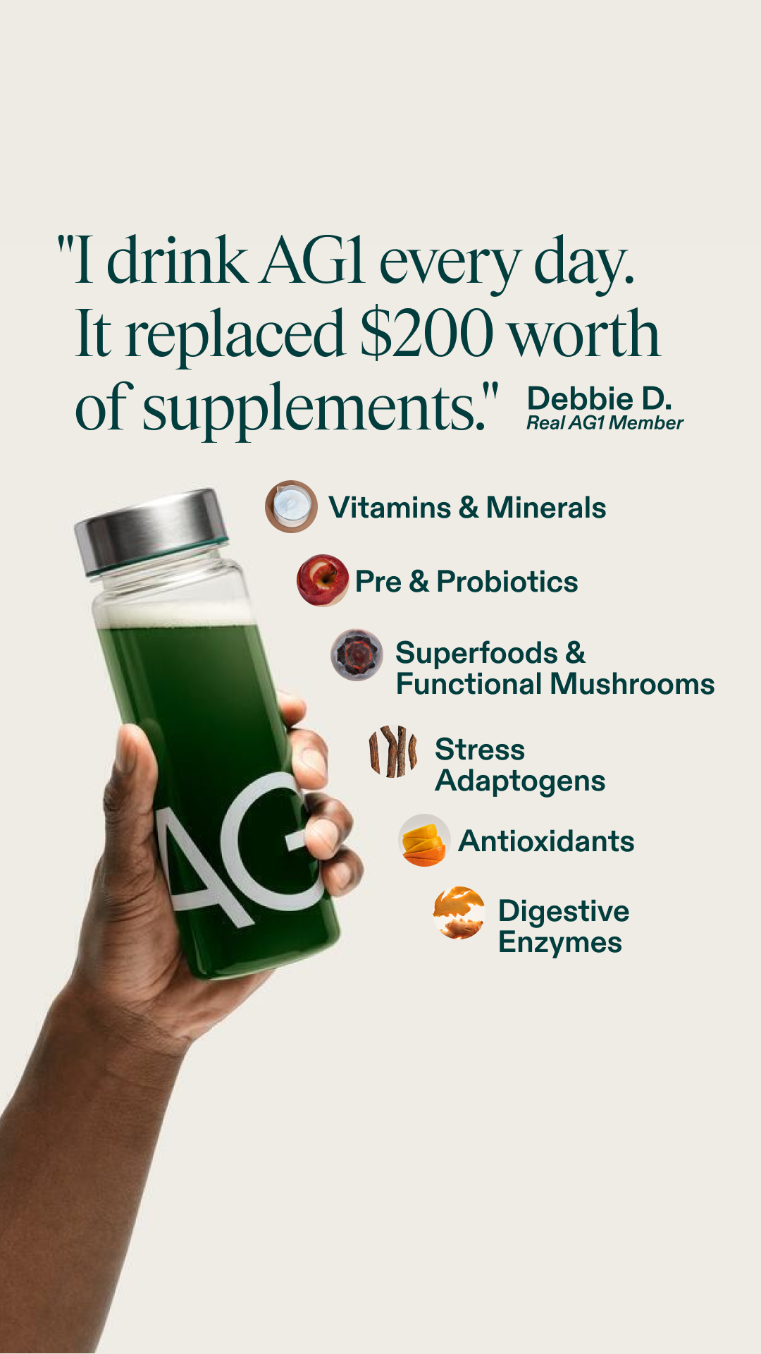 AG1 by Athletic Greens Facebook ad