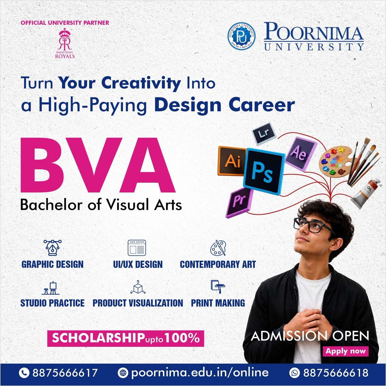 Poornima University Facebook ad