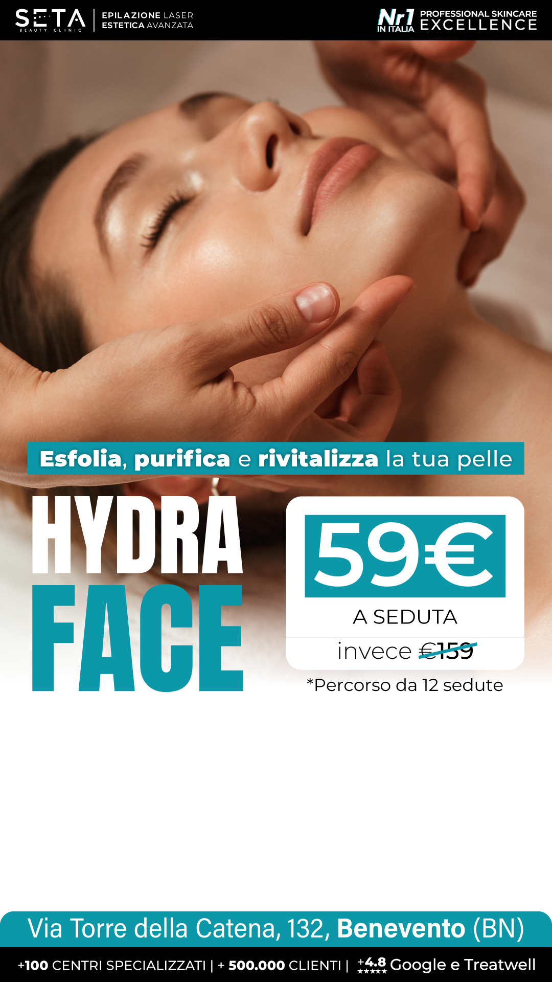 Seta Beauty Benevento Facebook ad from May 28, 2026