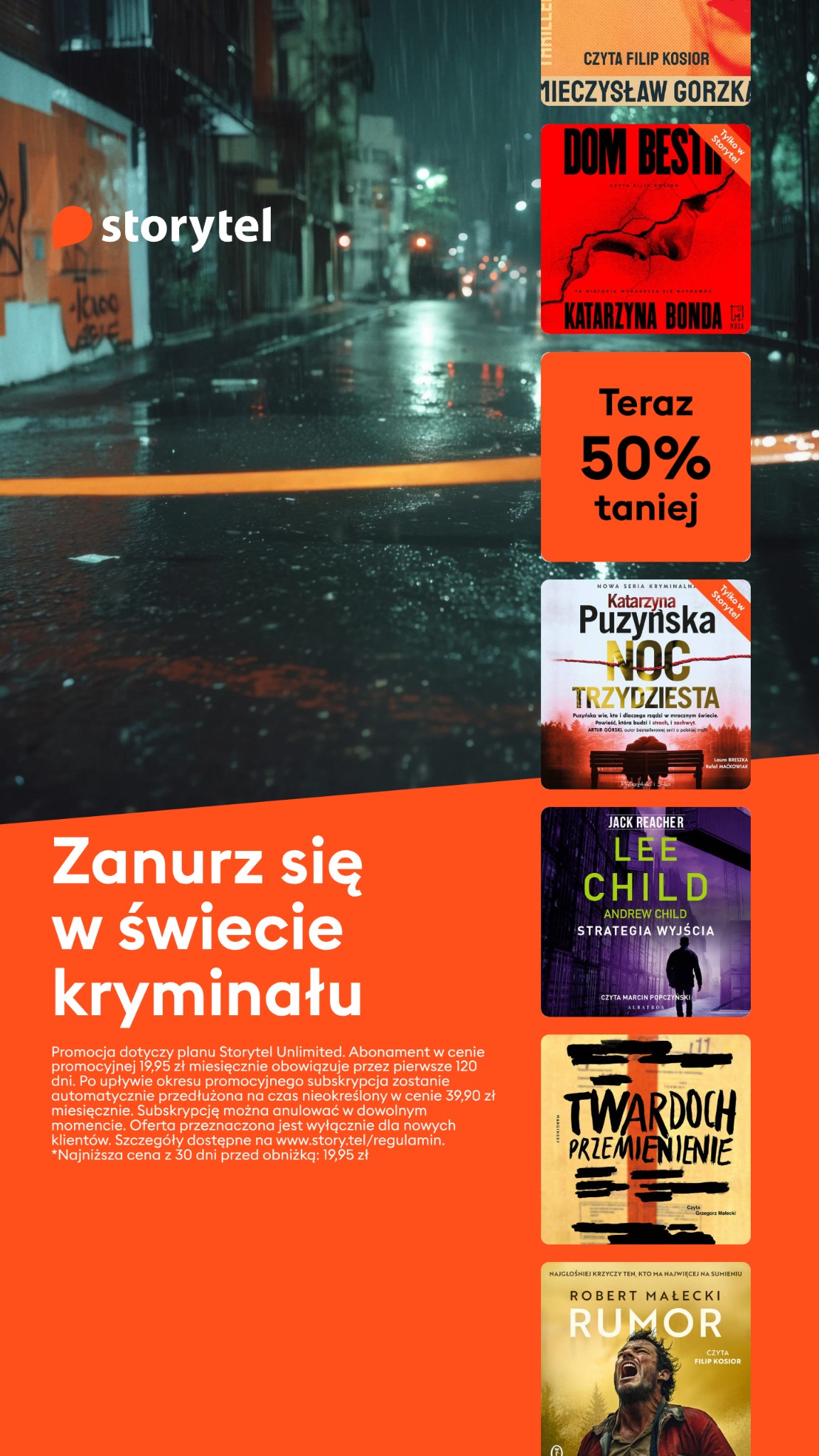 Storytel Facebook ad