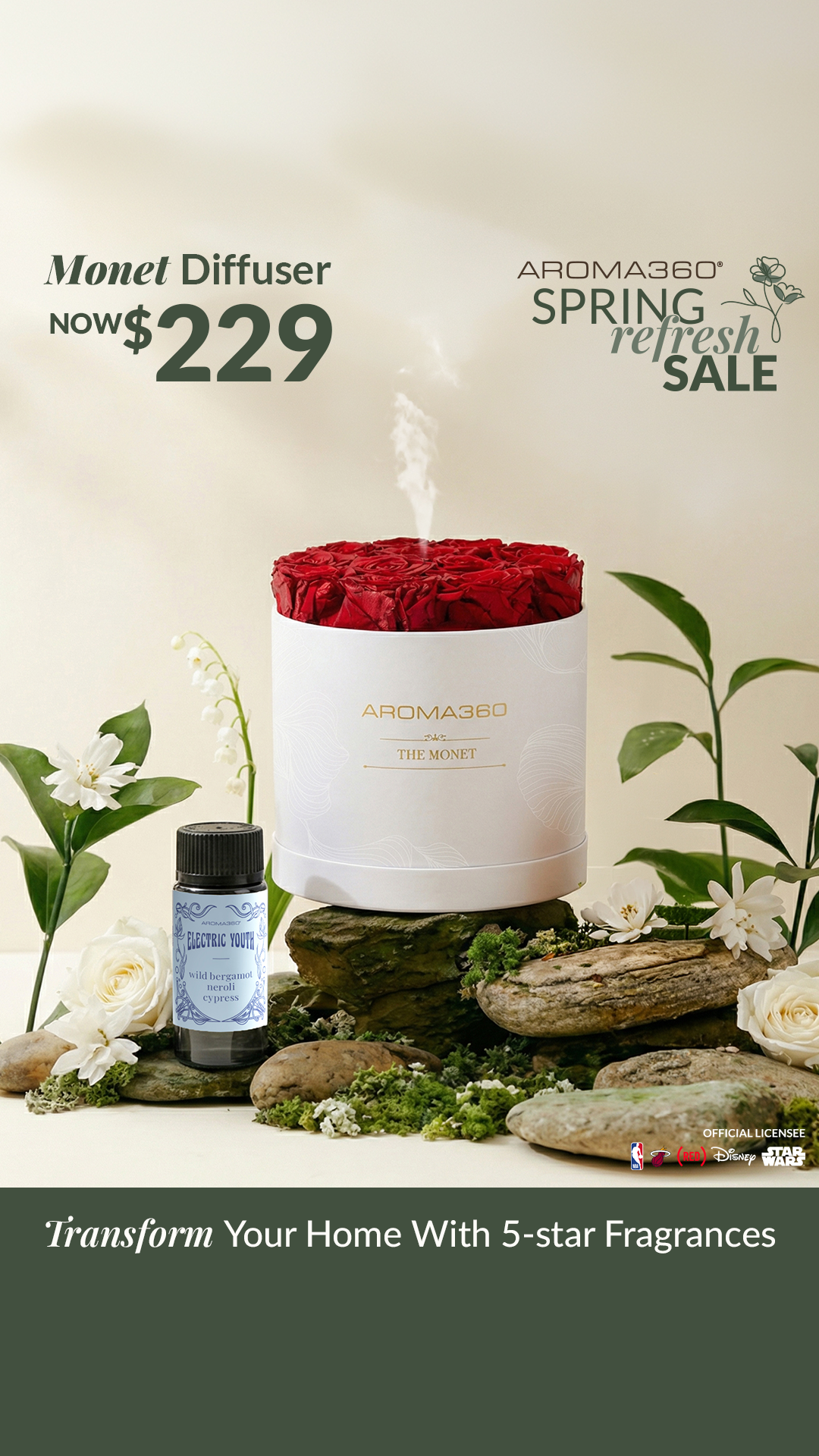 Aroma360 Facebook ad