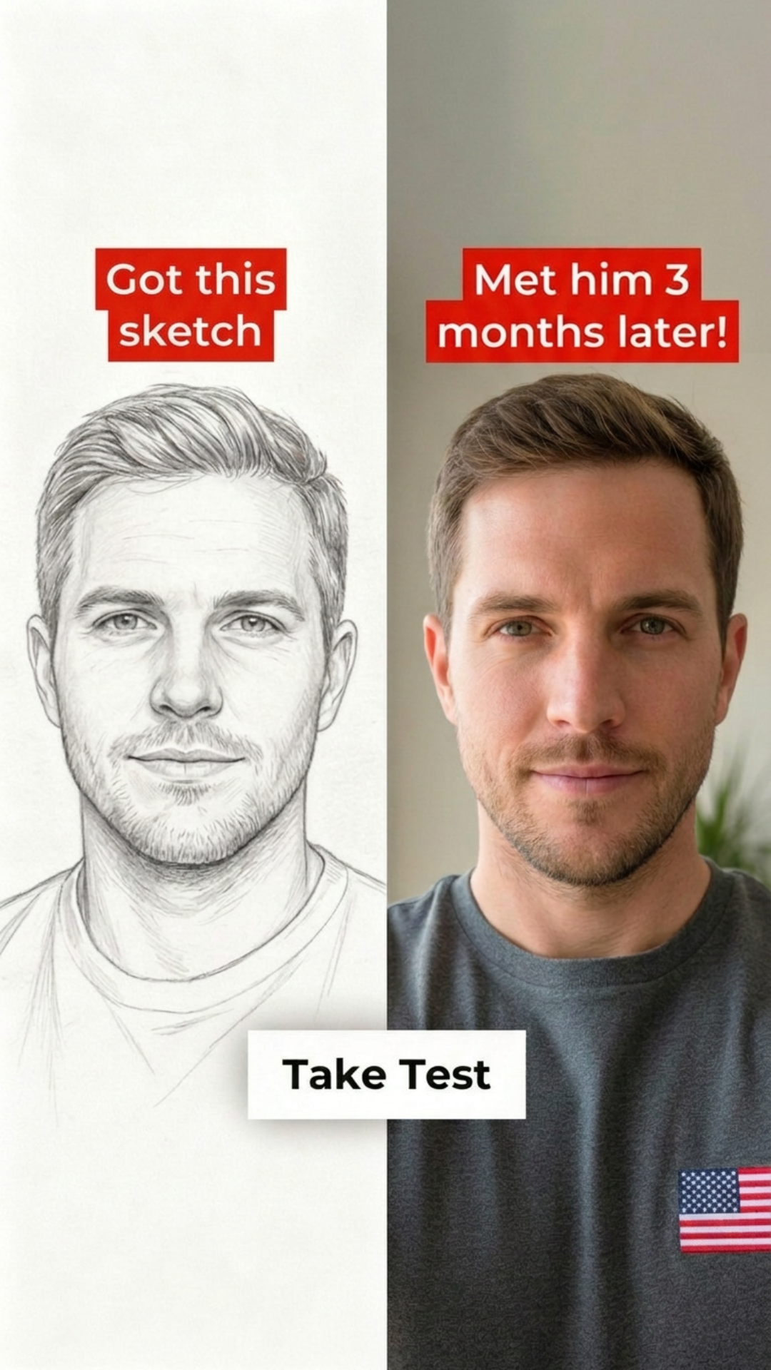 Love Sketch Facebook ad: Take quiz and check it out!