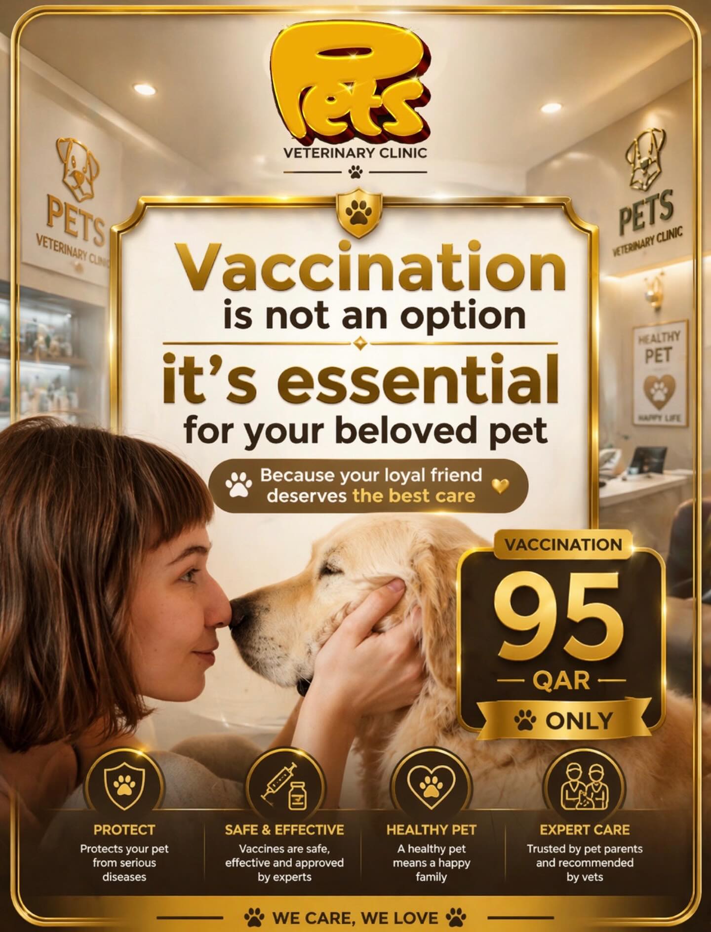 Pets Veterinary Clinic Facebook ad